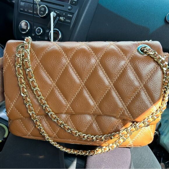 NWOT~Ines Leather Crossbody Bag - Picture 1 of 10